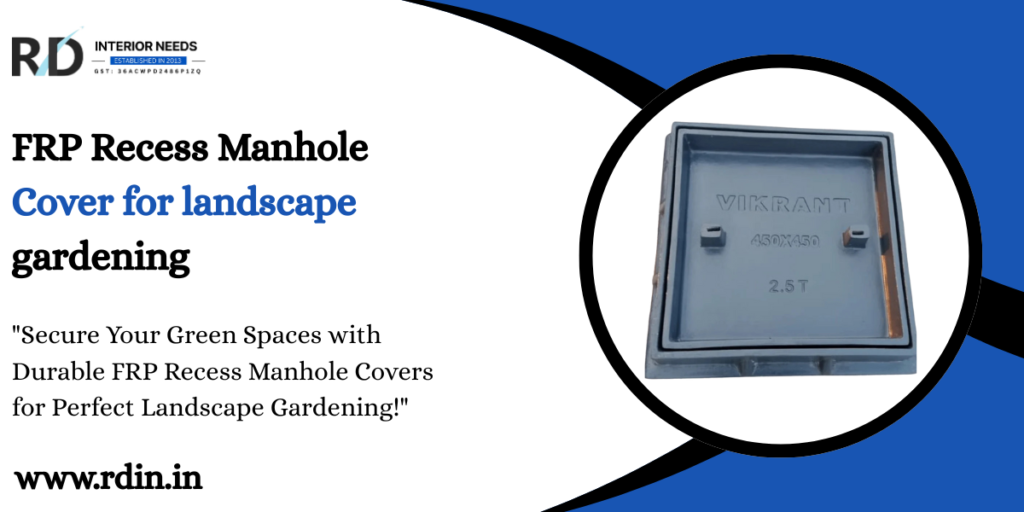 FRP Recess Manhole Cover for landscape gardening