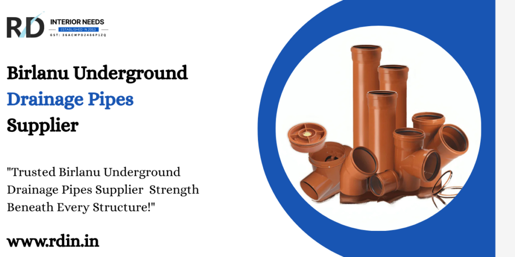 Birlanu Underground Drainage Pipes Supplier