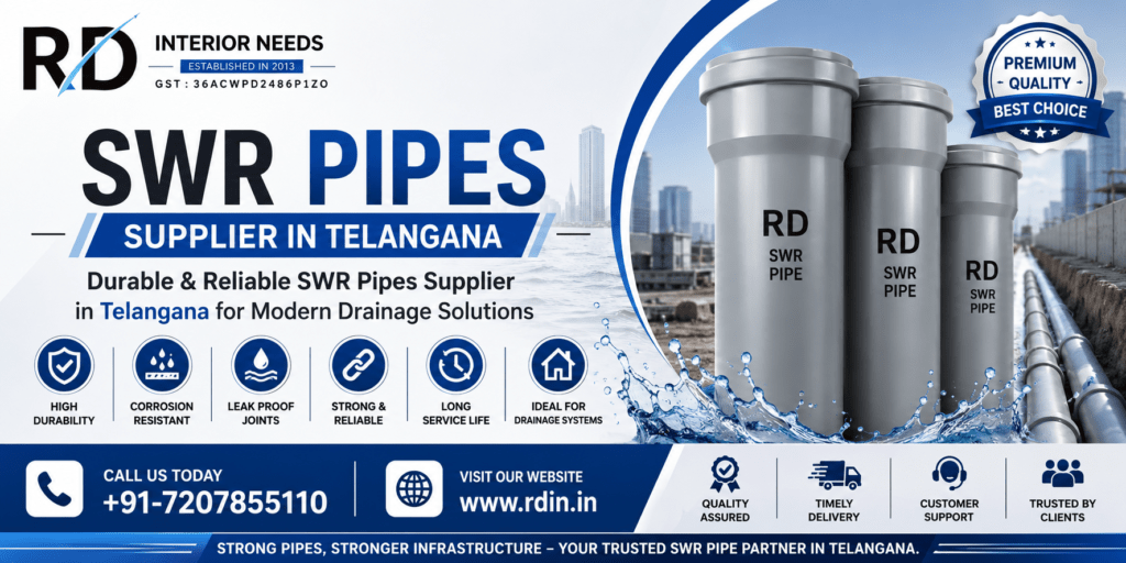SWR Pipes Supplier in Telangana