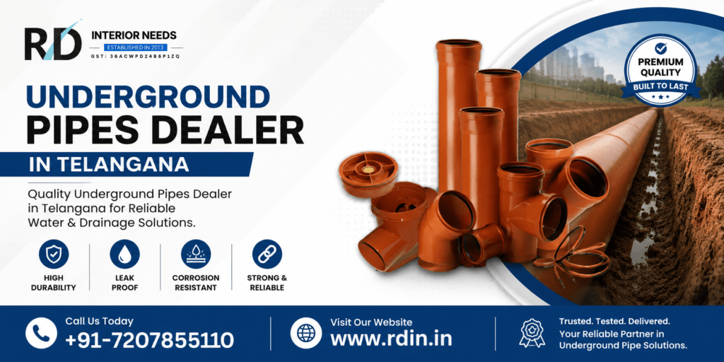 Underground Pipes Dealer in Telangana