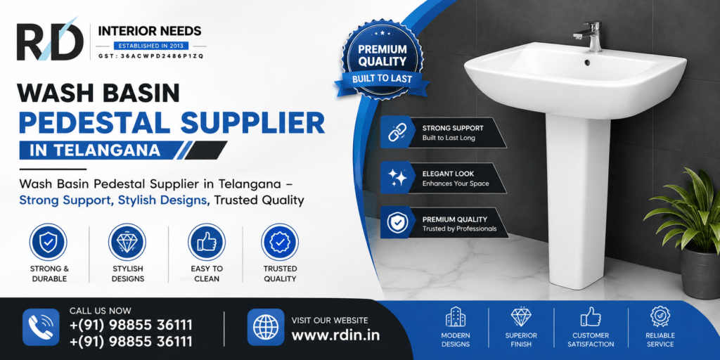 Wash Basin Pedestal Supplier in Telangana
