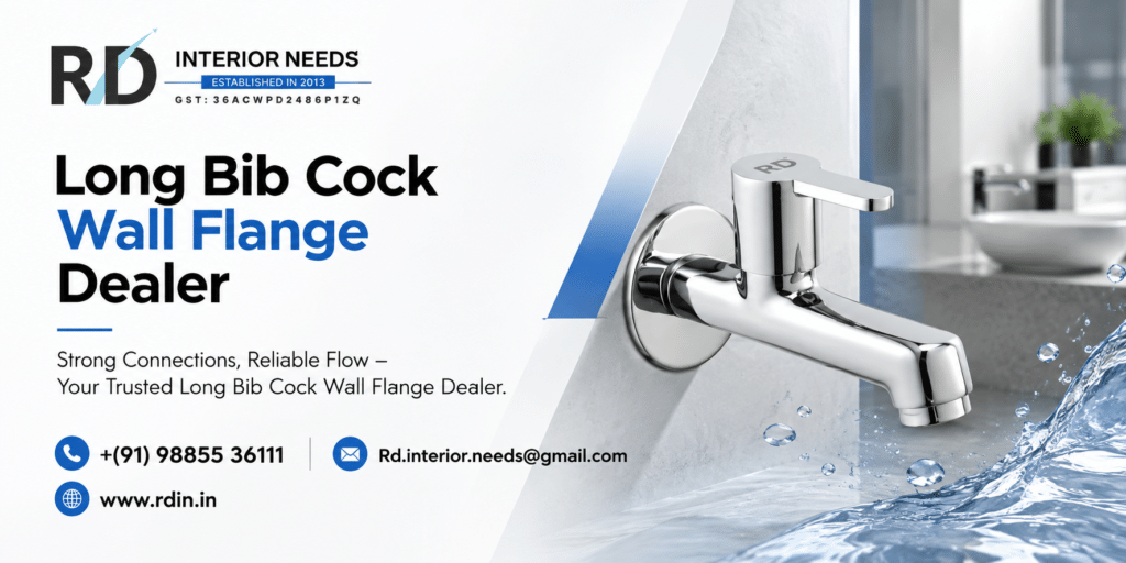 Long Bib Cock Wall Flange Dealer