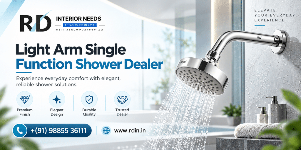Light Arm Single Function Shower Dealer